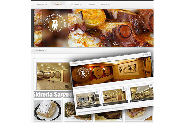 pagina web para restaurante pastorkua